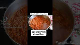 Spaghetti With Minced Beef cooking food viral [upl. by Meehaf554]