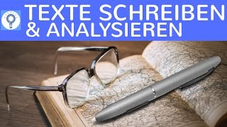 DEUTSCH NACHHILFE  Analyse von Texten amp Texte schreiben  Erörtern Analysieren Interpretieren [upl. by Larrej]