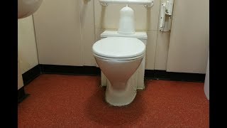 Armitage Shanks Contour toilet at Neath Port Talbot Hospital Port Talbot [upl. by Ecnahc]