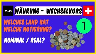 Währung TEIL 13  Nominaler und Realer Wechselkurs  Einfach Erklärt  Preis und Mengennotierung [upl. by Annaul556]