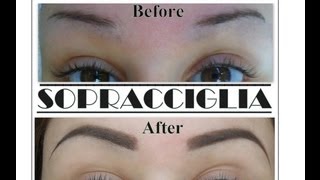 EYEBROWS Routine  Sopracciglia PERFETTE [upl. by Adnamahs]