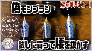 【万年筆レビュー】偽物のモンブラン マイスターシュテュック149に腰を抜かす [upl. by Nole853]