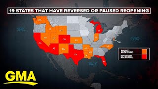 Record coronavirus surge as US prepares for holiday [upl. by Neerac]