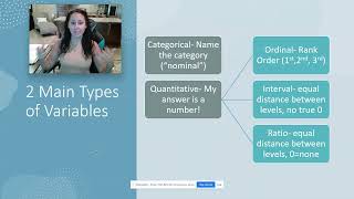 Recap Types of Variables Categorical Nominal Quantitative Ordinal Interval Ratio [upl. by Aneetak205]