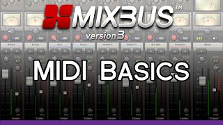 MIDI Basics in Mixbus v34 [upl. by Misa452]