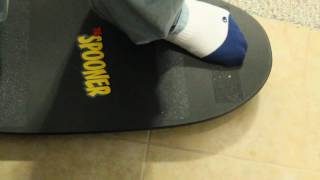 spooner board skateboardsurfboard trainerbalance board review [upl. by Aelam344]