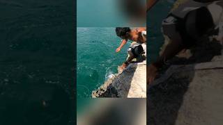 Rock Fishing part 4  Giant trevally fishing mancing ikanbesar gianttrevally rockfishing [upl. by Nagad]