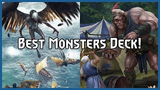 Best Monsters Deck This Season Gwent Pro Rank Gameplay [upl. by Blessington]