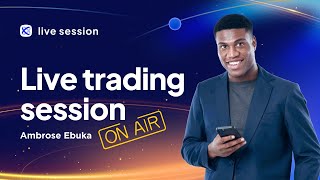 ENGLISH Live trading session 1107 – Ambrose Ebuka – Octa [upl. by Ellehcor390]