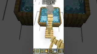 How to build a hot tab in Minecraft Md Asif Plays shorts [upl. by Aohsoj]