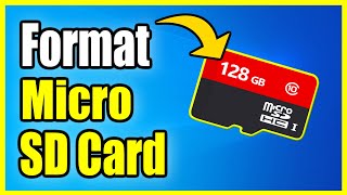 How to Format Micro SD Card on Windows 10 PC Fast Method [upl. by Naz538]