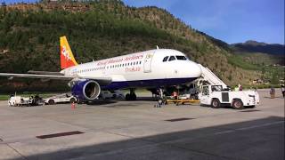 Drukair Flight from Paro to Bangkok [upl. by Aksehcnarf]