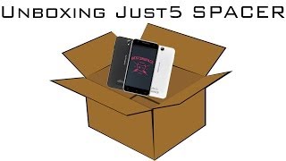 Unboxing Распаковка смартфона Just5 Spacer [upl. by Einnoc574]