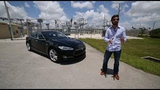 Prueba Tesla Model S 2014 Español [upl. by Web886]