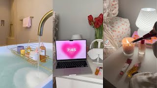 1 HOUR of Night Routines TikTok  Aesthetics  ASMR  Preppy  Selfcare [upl. by Andri]