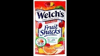 Welchs Fruit Snacks Fruit Punch Review [upl. by Lovering]