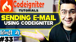 CodeIgniter Mini Project Tutorial in Hindi  Send email using Codeigniter  Very Simple Example [upl. by Einreb3]