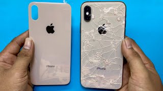 iPhone XS back glass replacement  iPhone XS glass replacement  How to cheng back glass iPhone XS [upl. by Airdnal]