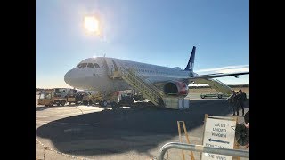 Flygresa med SAS Airbus A320neo från Stockholm ARN till Umeå UME [upl. by Owades]