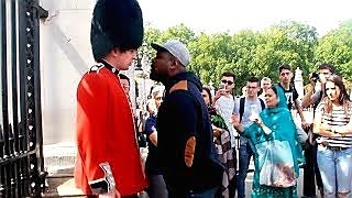 Man Wrestler Assaults Queens Guard See What Happened Next [upl. by Nahtnoj499]