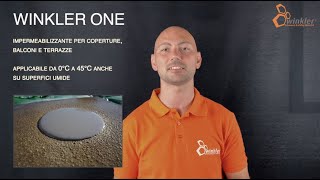 Winkler One  Impermeabilizzante innovativo per coperture balconi e terrazze [upl. by Atteyram]