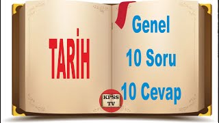 KPSS Tarih Genel [upl. by Skricki]