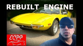 Rebuilt Engine amp Transmission  DeTomaso Pantera Project [upl. by Lathrop373]