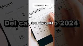 Calendario 2024 en Excel shorts excel [upl. by Allesor638]