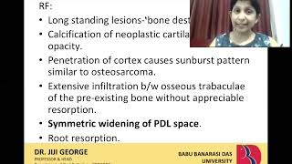 BDS 303 CHONDROSARCOMA BY DR JIJI GEORGE [upl. by Enaillil]