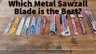 Which Metal Sawzall Reciprocating Saw Blade is The Best DiabloMilwaukeeLenoxBosch [upl. by Aicercal248]