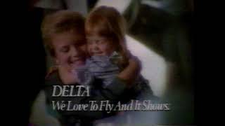 1988 Delta Airlines commercial [upl. by Pegeen]