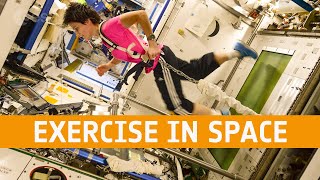 Space workout routine with Samantha Cristoforetti [upl. by Eirrac]