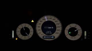 W211 E420 CDI kickdown comfort mode [upl. by Ysus]