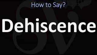 How to Pronounce Dehiscence CORRECTLY [upl. by Nylasoj249]