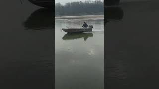 Aluminum boat with Yamaha 15 [upl. by Ysset853]