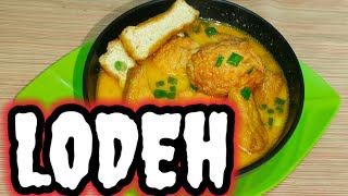 sedapnya masak lodehsantan tahu dengan telur ayam gluduk [upl. by Rufina]