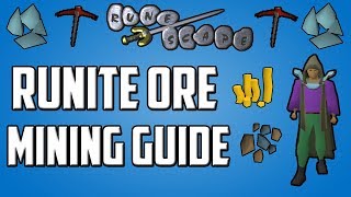 Old School RuneScape Indepth Runite Ore Mining Guide [upl. by Ramburt57]