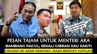 Malunya Ara Sampai Ke Ubunquot Bambang Pacul Gibran Di Hati Sekali Kau Sakiti Urusan ini Akan Panjang [upl. by Behrens]