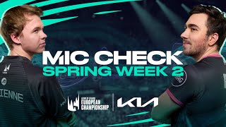 Perkz vs caPs  Kia Mic Check  2022 LEC Spring Week 2 [upl. by Amsden]