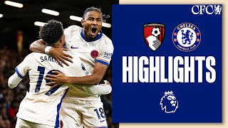 SUPER SUB NKUNKU SCORES WINNER  Bournemouth 01 Chelsea  HIGHLIGHTS  Premier League 202425 [upl. by Sibie]