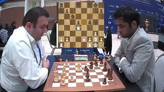 Rauf Mamedov 2635 vs Arjun Erigaisi 2729  FIDE World Blitz 2023 [upl. by Aryt]