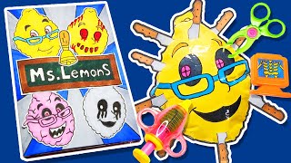 미쓰 레몬 공포 게임책 만들기🍋  스퀴시 수술 DIY Ms Lemon Game Book [upl. by Ardaid]