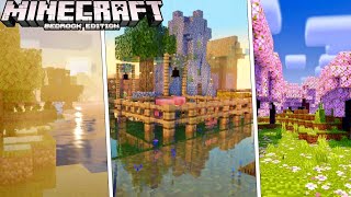 Top 7 NEW BEST Ultra Realistic Shaders Minecraft Bedrock 120 Android Windows 10 iOS [upl. by Ahsin129]