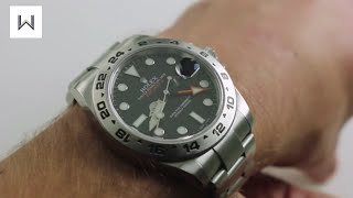 Rolex Oyster Perpetual Explorer II 216570 Luxury Watch Review [upl. by Sandie]