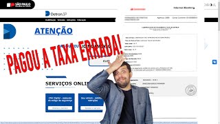 COMO CONSEGUIR RESTITUIÇÃO DE TAXA PAGA ERRADA  TAXA DO DETRAN [upl. by Eekram]