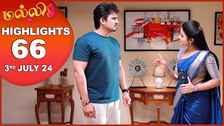 Malli Serial  EP 66 Highlights  3rd July 2024  Nikitha  Vijay  Saregama TV Shows Tamil [upl. by Ssac]