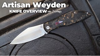 Artisan Weyden Folding Knife  5Minute Review  Atlantic Knife [upl. by Atelra632]