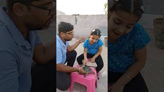 jinisha Apne kachua 🐢 se bhoot payar karti htranding youtubeshorts funny entertainment shorts [upl. by Berte]