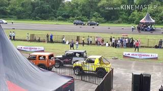 mobil jimny katana ikut Drag Race Seru boleh di adu Kembali ke Jalan Lurus Lanud makassar [upl. by Allenaj]