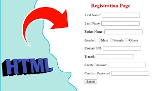 Simple Registration Page Design In HTML CSS  Registration Page Kese Bnate he  Satya Gyan A4 [upl. by Shaun]